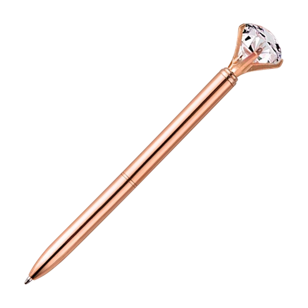 diamante rose gold Glintsy Papelaria Produtiva Personalizada