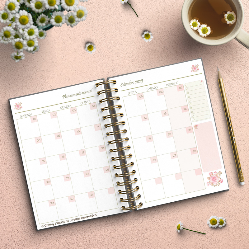 Agenda Semanal 2026/2027 | Modelo Charme - Image 7